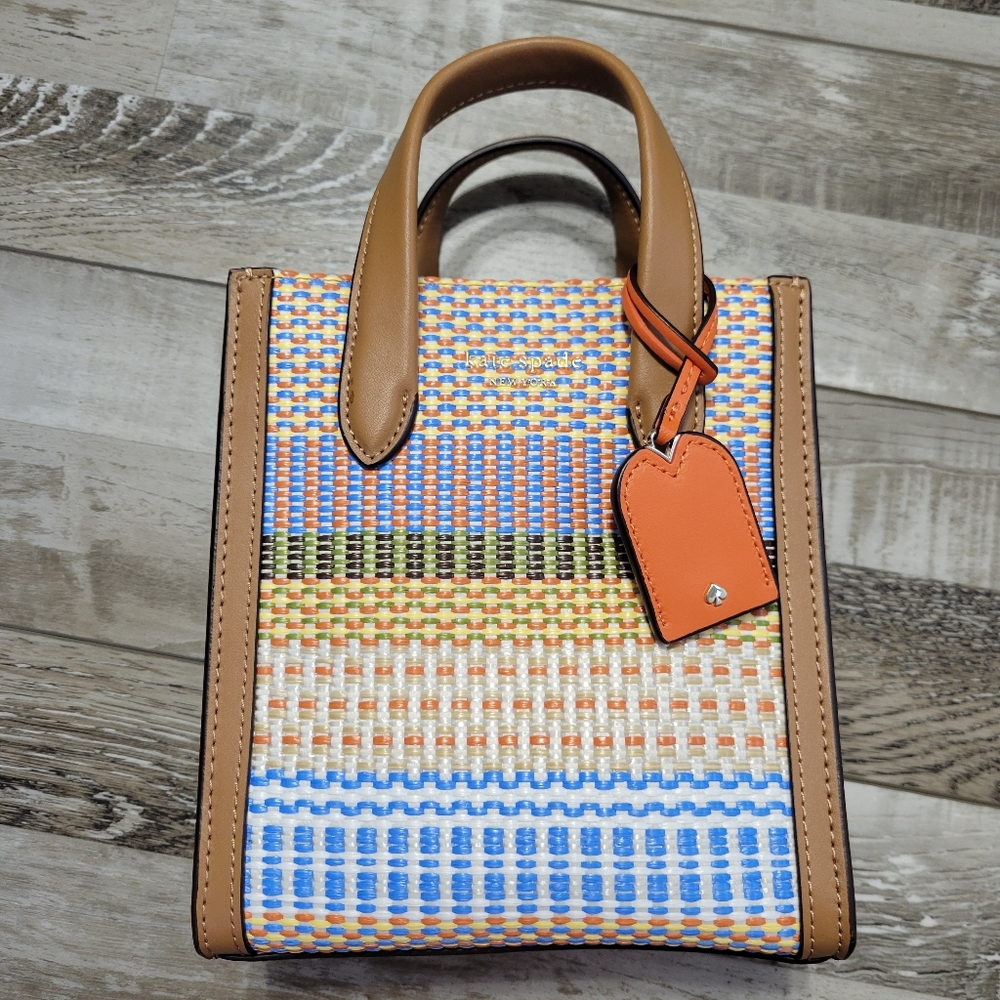 Kate Spade Manhattan Striped Mini Tote - Picture 2 of 10